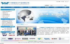广州惠盛化工产品网站建设案例 展示专业化工行业网站设计